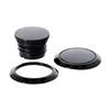 cafe 4 racer - Pop-up gas cap, left & right set. Black - MCS Fuel Caps 