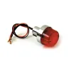 cafe 4 racer - Retro taillight. Chrome - MCS Bulb rear lights 