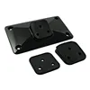License plate bracket, Pyramid. Black