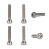 5pcs BMW R NINET Motorcycle Rear Wheel Titanium Bolt SILVER