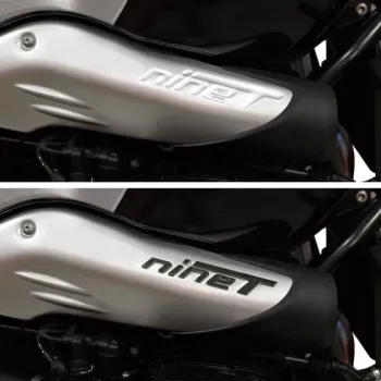cafe 4 racer - BMW R NINE T LOGO ČERNÁ 1ks - Cafe4Racer Emblémy Nálepky Logá 