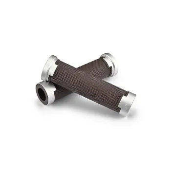 cafe 4 racer - Handgrips Street Vintage Brown - Highway Hawk 22mm &  7/8 inch 4054783242948