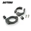 cafe 4 racer - DAYTONA CNC-indicator bracket set for 53mm - Daytona CNC aluminum housing & brackets 