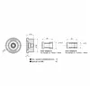 cafe 4 racer - DAYTONA Lenkerendenspiegel Adapter UNIVERSAL - Daytona Bar Ends 4054783632008