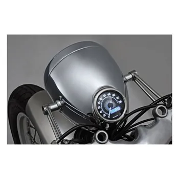cafe 4 racer - CHROME VINTAGE 5-3/4" HEADLIGHT - MCS Headlights side mount 