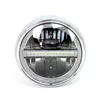 cafe 4 racer - Neo Vintage LED headlight chrome - MCS LED Headlight & inserts 