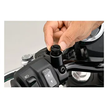 cafe 4 racer - Daytona, mirror hole plug. Black. RHT - Daytona Accessories 