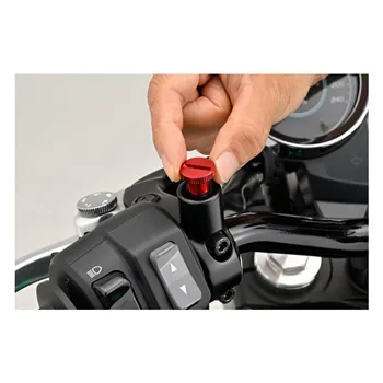 cafe 4 racer - Daytona, mirror hole plug. Red. RHT - Daytona Accessories 