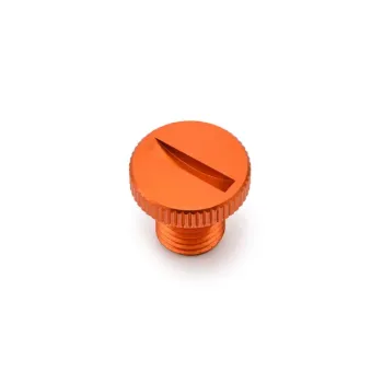 cafe 4 racer - Daytona, mirror hole plug. Orange. RHT - Daytona Accessories 