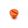 cafe 4 racer - Daytona, mirror hole plug. Orange. RHT - Daytona Accessories 