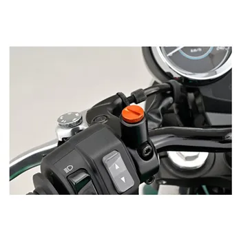cafe 4 racer - Daytona, mirror hole plug. Orange. RHT - Daytona Accessories 