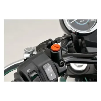 cafe 4 racer - Daytona, mirror hole plug. Orange. RHT - Daytona Accessories 