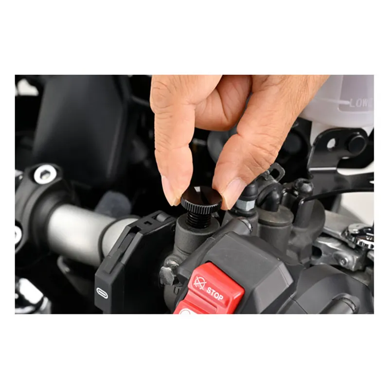 cafe 4 racer - Daytona, mirror hole plug. Black. LHT - Daytona Accessories 