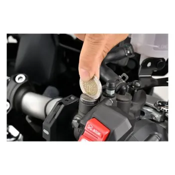 cafe 4 racer - Daytona, mirror hole plug. Gun-metal. LHT - Daytona Accessories 