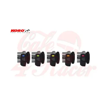 cafe 4 racer - KOSO heated grips Titan-X for Harley Davidson with electronic throttle grip. black - Koso Heated Grips 4260303014838