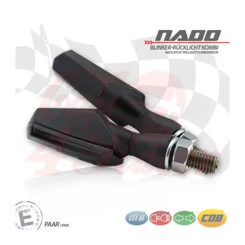 cafe 4 racer - COB indicator rear light combo "Nado" - HS MOTO Germany 2in1 and 3in1  4251352609632