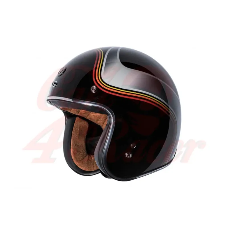 cafe 4 racer - T-50 ECE otvorená prilba lesklá Luminous  - TORC Helmets  T-50 