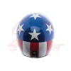 cafe 4 racer - T-50 ECE Captain Vegas Open Face Helmet Captain Vegas RWB - TORC Helmets  T-50 ECE 