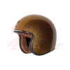 cafe 4 racer - T-50 ECE otvorená prilba lesklá Gold Mega Flake - TORC Helmets  T-50 