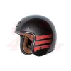cafe 4 racer - T-50 ECE otvorená prilba lesklá sivá Fastlane  - TORC Helmets  T-50 