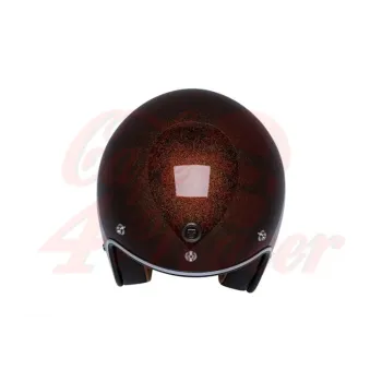 cafe 4 racer - T-50 ECE Open Face Helmet Root Beer Megaflake - TORC Helmets  T-50 ECE 