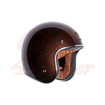 cafe 4 racer - T-50 ECE otevřená přilba lesklá Root Beer Megaflake - TORC Helmets  T-50  