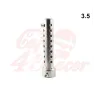 cafe 4 racer - 35mm Steel Exhaust DB Killer - Silver - Cafe4Racer Accessories 