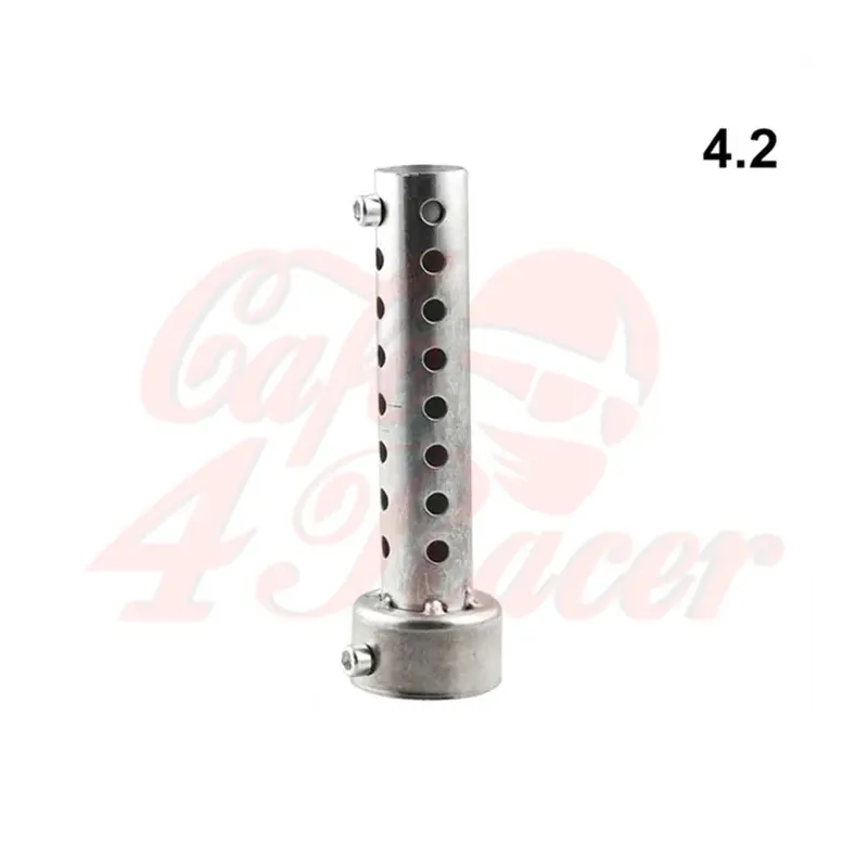 cafe 4 racer - 42mm Steel Exhaust DB Killer - Silver - Cafe4Racer Accessories 