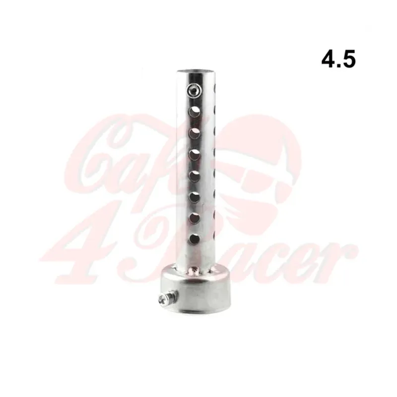 cafe 4 racer - 45mm Steel Exhaust DB Killer - Silver - Cafe4Racer Accessories 
