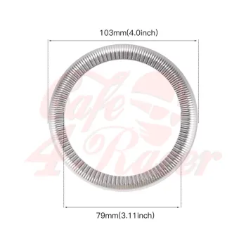 cafe 4 racer - Speedometer Trim Bezel Cover For BMW R nineT Scrambler - Silver - Cafe4Racer Acessories 
