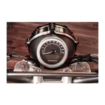 cafe 4 racer - Speedometer Trim Bezel Cover For BMW R nineT Scrambler - Silver - Cafe4Racer Acessories 