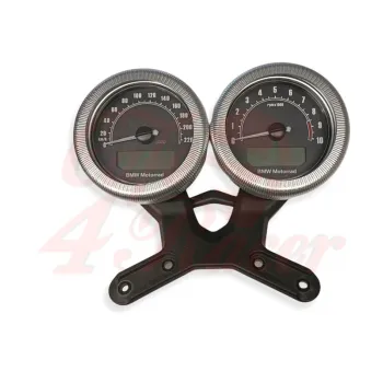 cafe 4 racer - Speedometer Trim Bezel Cover For BMW R nineT Scrambler - Silver - Cafe4Racer Acessories 