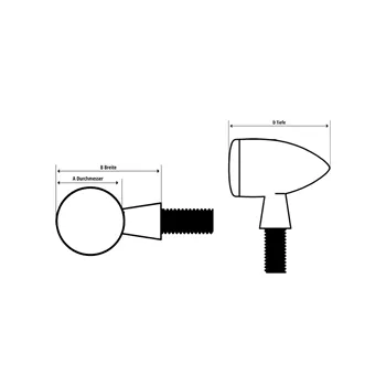 cafe 4 racer - SHIN YO LED blinkry BLOCK - Shin Yo Standardní ukazatele směru 4054783249800