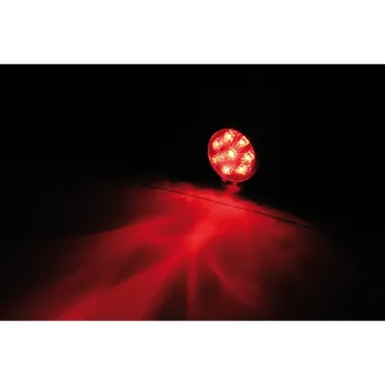 cafe 4 racer - SHIN YO BATES STYLE LED taillight, black housing with chrome frame, red lens - Shin Yo LED Rear lights 4054783231577