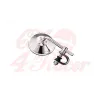 cafe 4 racer - HIGHWAY HAWK Mirror round 4 inch 10cm chrome - Highway Hawk Standard mirrors 4054783097401