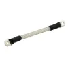 All Balls, universal battery cable 17" (43cm) long. Clear