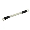 All Balls, universal battery cable 11" (28cm) long. Clear
