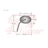 cafe 4 racer - HIGHSIDER Alu mirror VICTORY - Highsider Standard mirrors 4054783039715