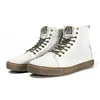 cafe 4 racer - John Doe motocyklové tenisky Neo white/ brown CE appr. - JOHN DOE Boty 