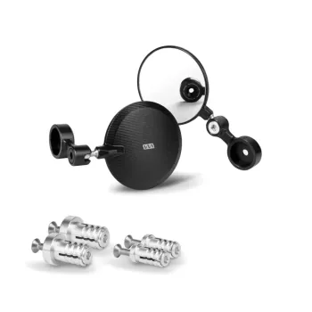 cafe 4 racer - CNC Handle Bar End Side Mirrors CR10 - Cafe4Racer Bar end mirrors 