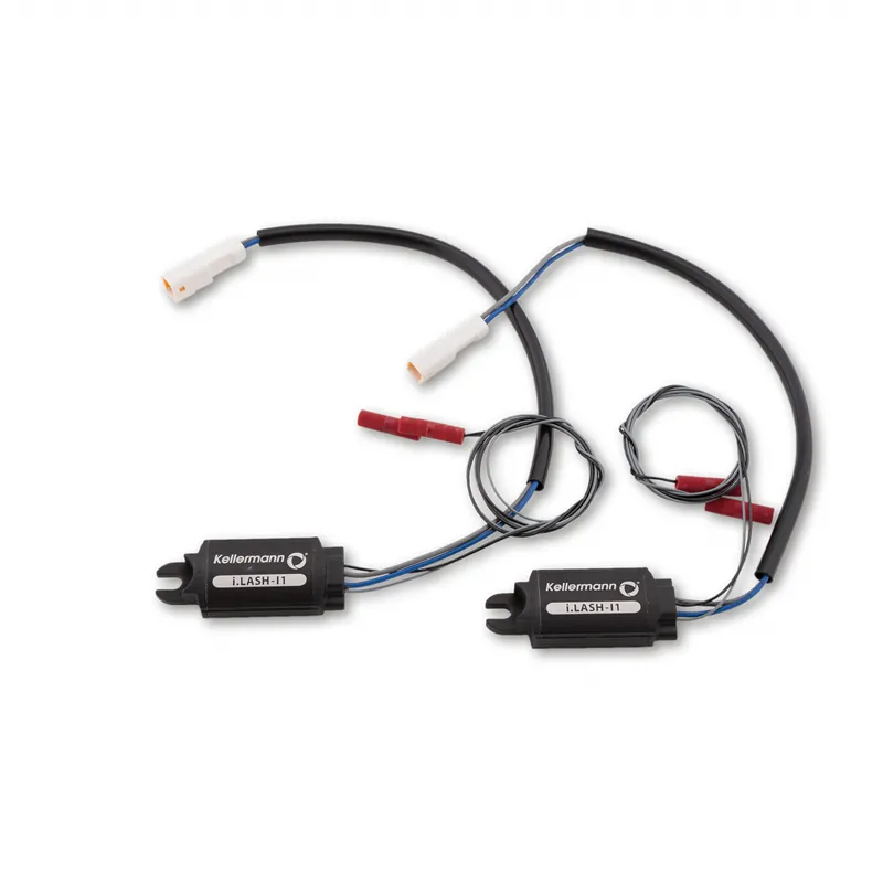 Kellermann i.LASH I1, error correction adapter Indian Scout Bobber 2018-, front