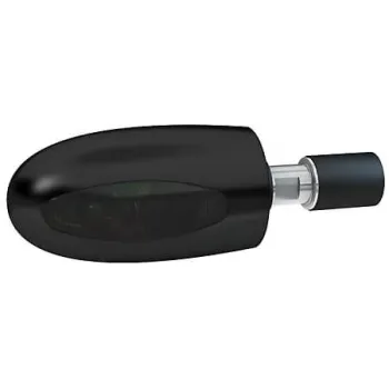 cafe 4 racer - HIGHSIDER AKRON-FLASH LED handlebar end indicator + position light titan - Highsider Bar end indicators 4054783606054