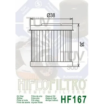 HIFLO OIL FILTER HF167