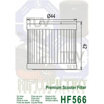 cafe 4 racer - HIFLO OIL FILTER HF566 - HIFLOFILTRO Oil filters 824225111507