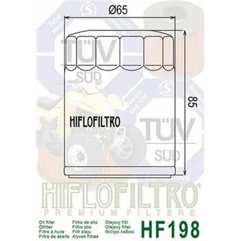 cafe 4 racer - HIFLO OIL FILTER HF198 - HIFLOFILTRO Oil filters 824225110944