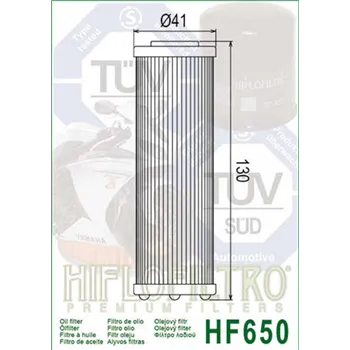 cafe 4 racer - HIFLO OIL FILTER HF650 - HIFLOFILTRO Oil filters 824225111705