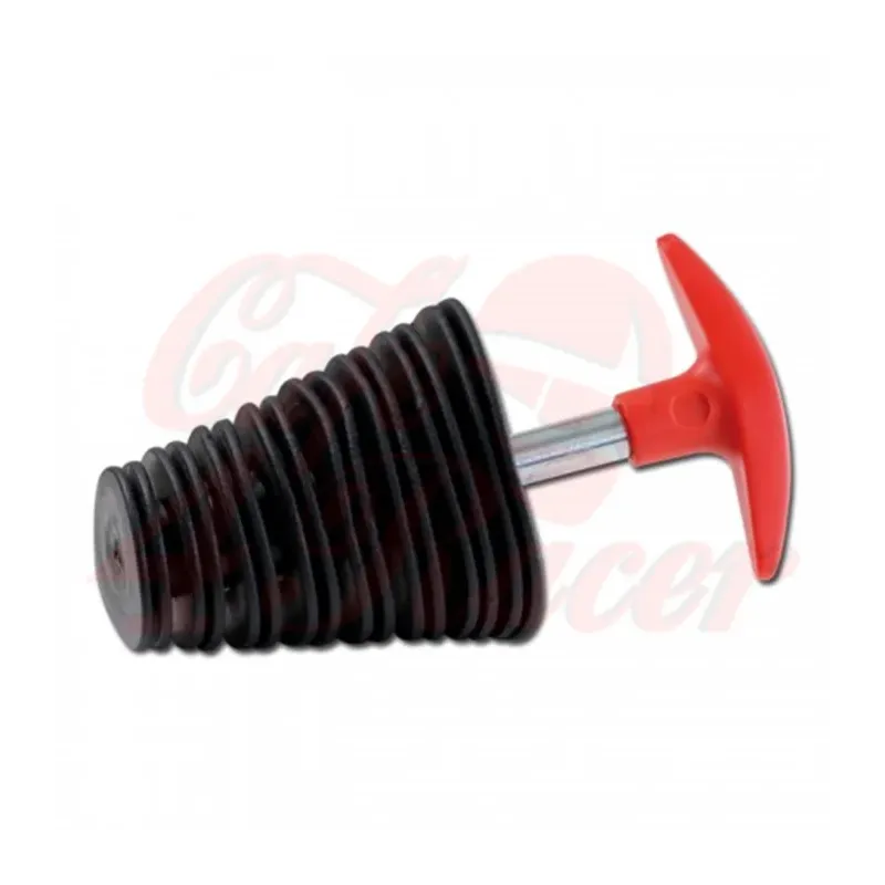 cafe 4 racer - 34-60mm Exhaust Muffler Wash Plug - Black - HS MOTO Germany Accessories 
