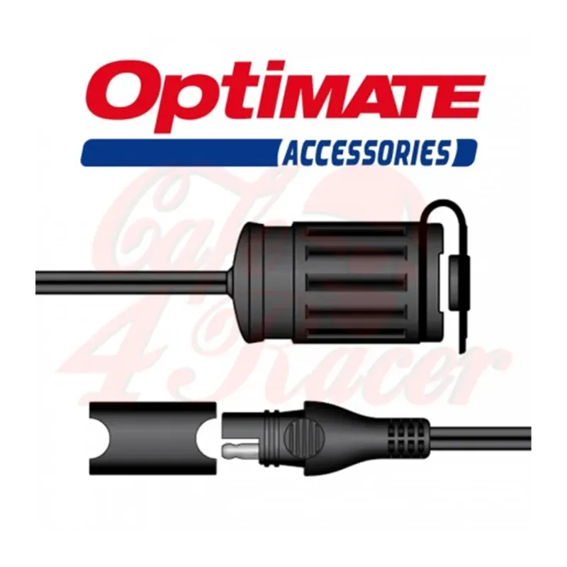 cafe 4 racer - Socket for OptiMate, (SAE-76), length0.5 m, (10A max.) - HS MOTO Germany Connectors for chargers 4251352626929
