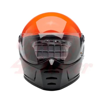 cafe 4 racer - Přilba Biltwell Lane Splitter integrální oranžová/šedá/černá - BILTWELL Biltwell Lane Splitter 