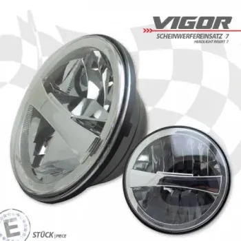 cafe 4 racer - 7 inch LED headlight insert "Vigor" - HS MOTO Germany LED Headlight & inserts 4251352627407